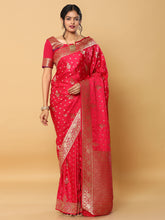 Banarasi Meenakari Gaji Silk Zari - Red